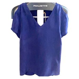 NWT All Saints Camille Japanese Cloth Blouse Top